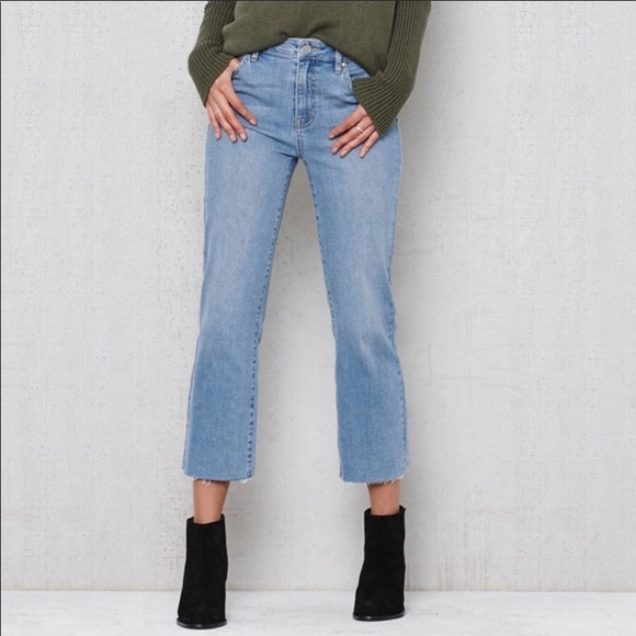 PacSun Denim - PacSun High Rise Crop Kick Jeans
